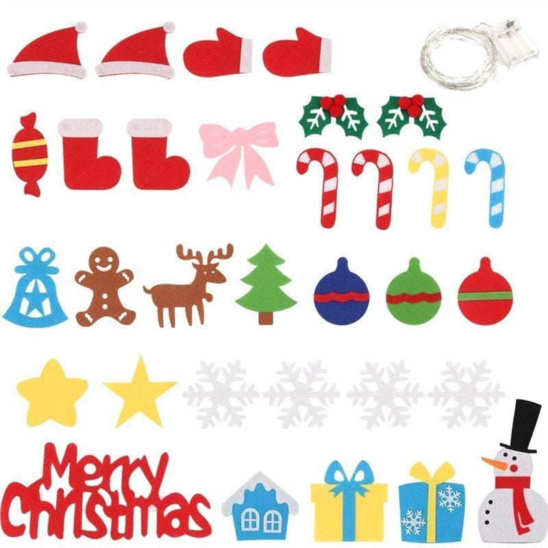 ๐2024 Felt Christmas Tree DIY Set